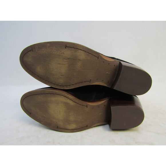 Sam Edelman Womens Size 9 M Black Suede Zip Ankle Fashion Boots Bootie - Picture 9 of 11